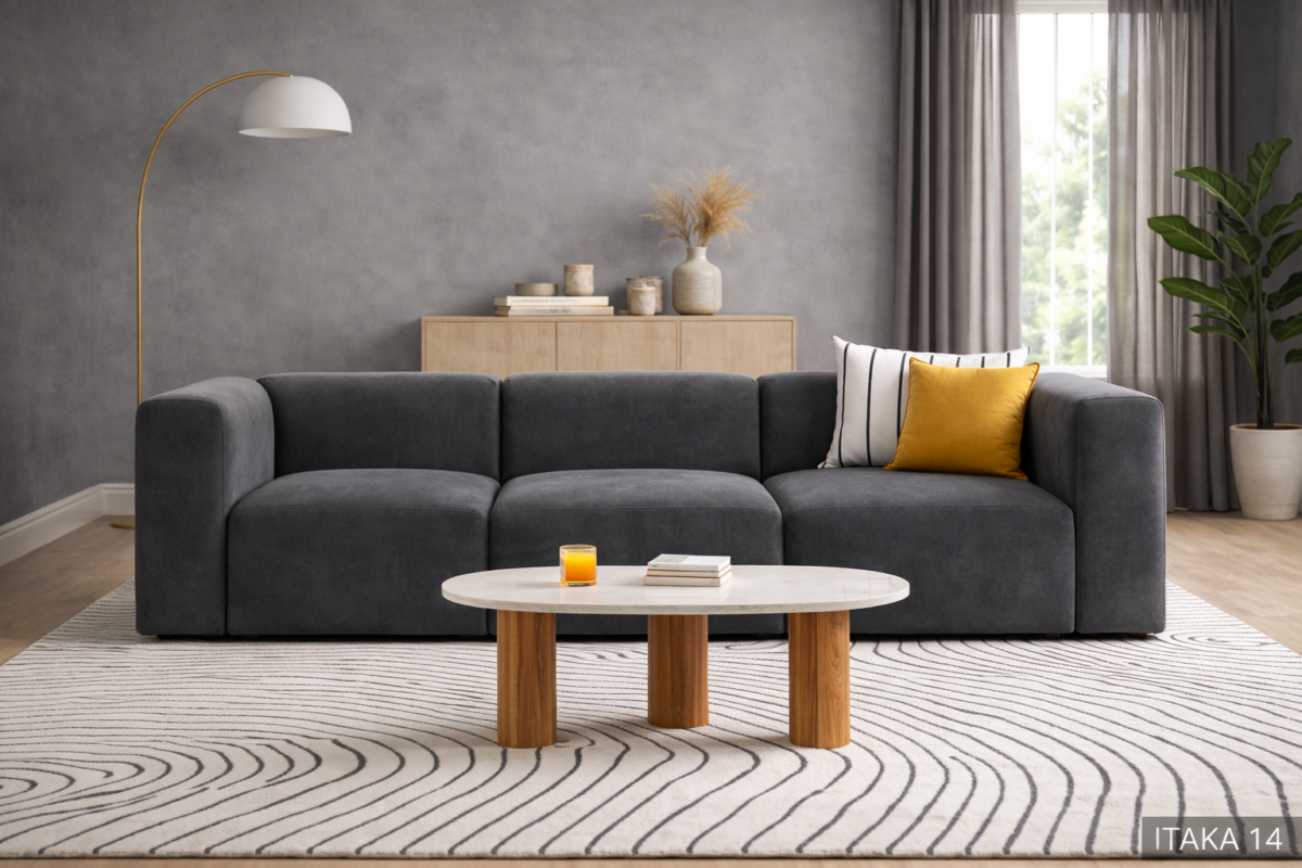 Sofa Mela- Materiał Itaka