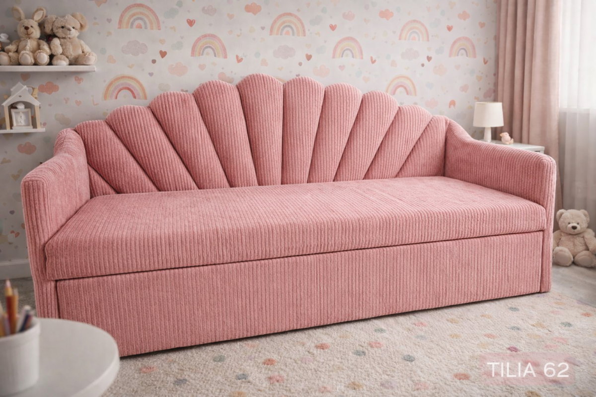 Łóżko dziecięce Muszelka Materiał- Tilia