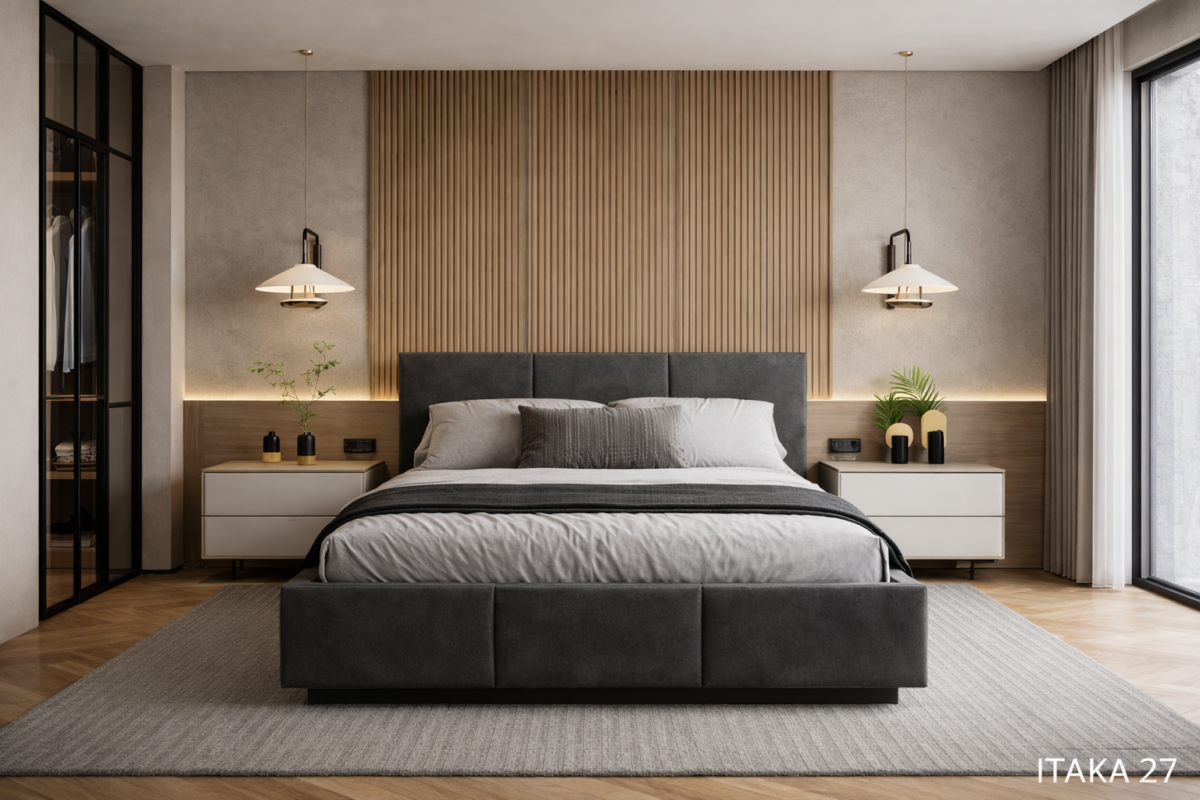 Łóżko tapicerowane Verde Materiał- Itaka