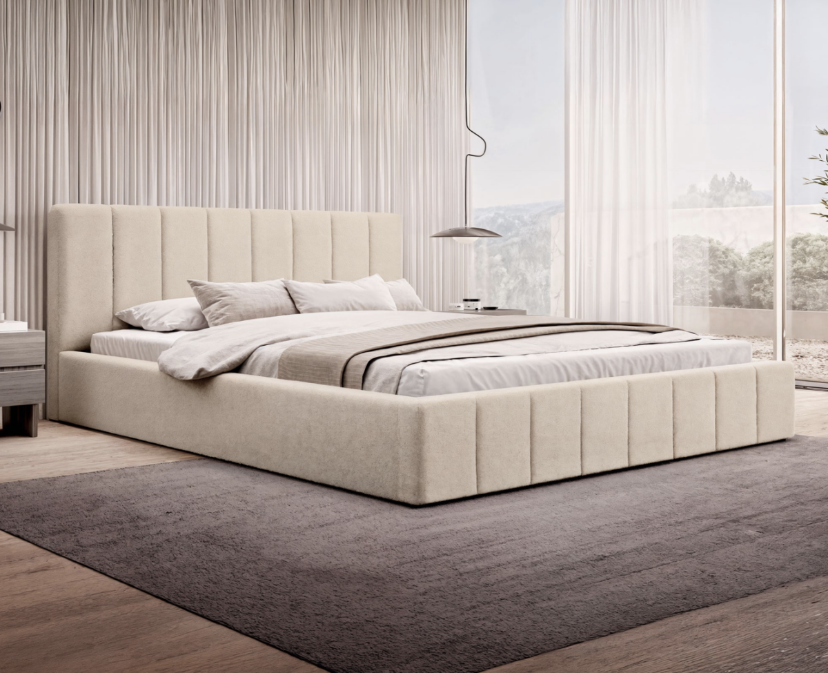 Łóżko tapicerowane Azzurro Itaka