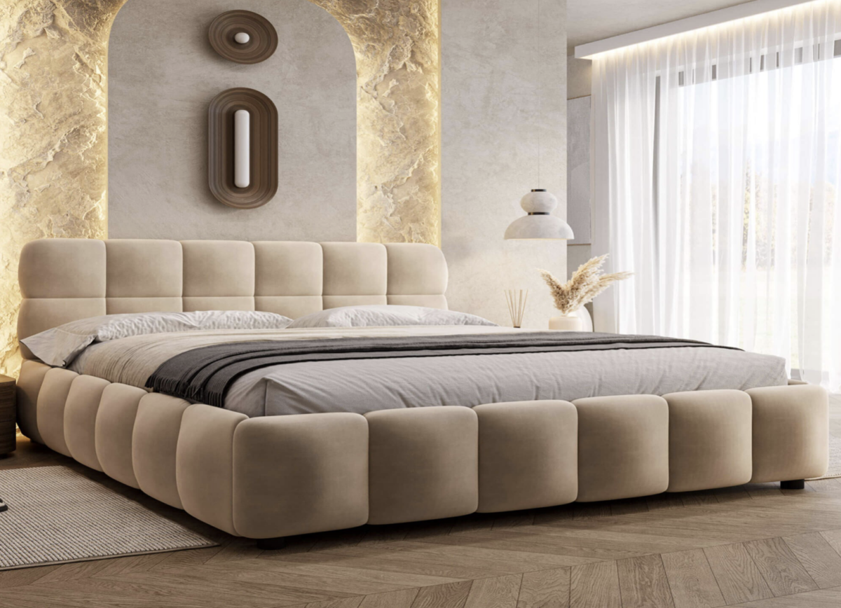 Łóżko tapicerowane Rosso Tilia